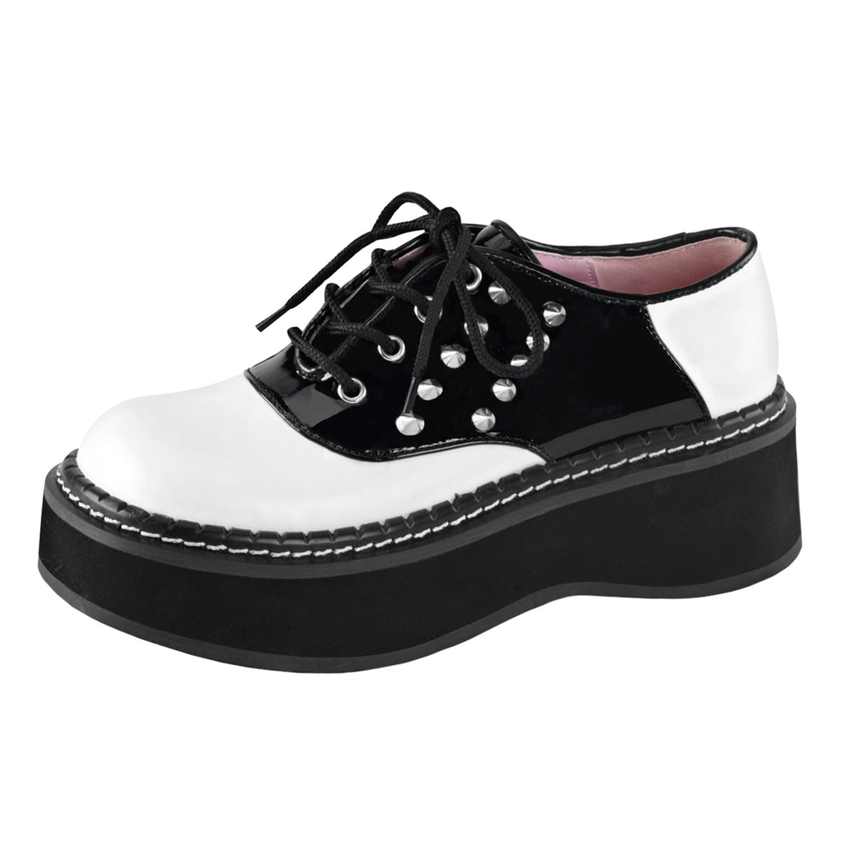 platform saddle shoes