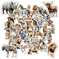 thumbnail image 6 of 35pcs Safari Animal Stickers Wildlife Decals Cute Zoo Stickers for Luggage Notebooks Fridge, 6 of 9