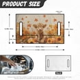 thumbnail image 7 of Whosucclay Calf Pumpkin Pattern Golf Cart Seat Cover, Breathable 4 Storage Pockets Anti-Slip Golf Cart Seat Towel Blanket for EZGO Club Car Yamaha, 52.36" x 32.28", 7 of 7