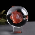 thumbnail image 4 of MasteelfCA 3PCS Crystal Ball Display Stand Clear Round Ball Storage Holder Crystal Ball Base Stand with Camber Concave Elegant Crystal Ball Rack for Home Office, 4 of 7