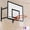EU Rim With Tri Color Net, variant on FORZA Replacement Basketball Rim & Net | NBA Size Regulation, Heavy Duty Steel Rim & Nylon Nets for Indoor & Outdorr - Two Color Options