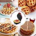 thumbnail image 5 of Individual round mini waffle maker for Easter, Mother's Day, children's birthdays, 5 of 5
