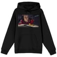 thumbnail image 6 of Shrek Lord Farquaad Screenshot Long Sleeve Black Adult Hooded Sweatshirt-6XL, 6 of 7