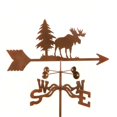thumbnail image 1 of EZ Vane EZ1313-4S Moose Weathervane with Four Sided Mount, 1 of 1