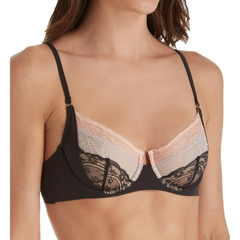 Women's Unveiled by Felina 110092 Venus & Adonis Unlined Demi Cup Bra with  Sling 