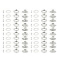 thumbnail image 2 of Twist Lock Fasteners, Versatile Uses Zinc Alloy Easy To Install Turn Button Fasteners Turn Button Eyelet Stud 100pcs 20 Set  for Water Proof Fabric, 2 of 7