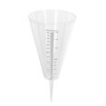 thumbnail image 1 of 1pc Cone Shaped Rain Gauge Plug Measuring Cup Transparent Rainfall Gauge, 1 of 4