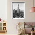 thumbnail image 3 of Historic Framed Print, Woolworth Building from Municipal Building, New York City, 17-7/8" x 21-7/8", 3 of 9