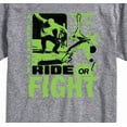 thumbnail image 3 of Instant Message - Ride Or Fight Skateboarding - Retro - Mens - Short Sleeve Tee, 3 of 6