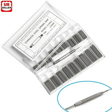 Glam Hobby Watch Link Remover Kit with Spring Bar Tool Watch Band Tool and 360 Pcs Watch Strap Link Pins for Watch Repair and Watch Band Removal