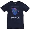 thumbnail image 2 of Big Size Bass Makes Them Dance Graphic Design Deluxe Jersey T-Shirt - Navy 3XL, 2 of 4