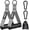Grey, variant on Exercise Handles, Replacement Machine Attachments for Gym Equipment, Pulley System, Pilates, Resistance Bands, Strength Trainer, Heavy Duty Working Out Handles