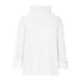 thumbnail image 4 of EGNMCR Chandails pour Femmes Mode Hiver Couleur Unie Manches Longues Col Montant, Cadeaux pour Femmes, 4 of 6
