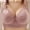 1_Pink, variant on loopsun Womens Plus Size Bra, Woman's Printing Gathered Together Large Size Daily Bra Underwear No Rims