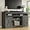 Grey, variant on RoyalCraft TV Stand for 65+ Inch TV: Farmhouse Entertainment Center with Storage, Wood TV Console Cabinets with Sliding Barn Door, Tall Media with Adjustable Shelves for Living Room, Gray