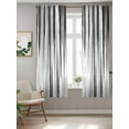 thumbnail image 2 of Black Gray White Curtains 72 Inch Length,Sheer Curtains for Bedroom Living Room Window Vintage Rustic Abstract Ombre Aesthetic Rod Pocket Drapes Kitchen Curtains Small Half Window 52"x72" 2 Panels, 2 of 7
