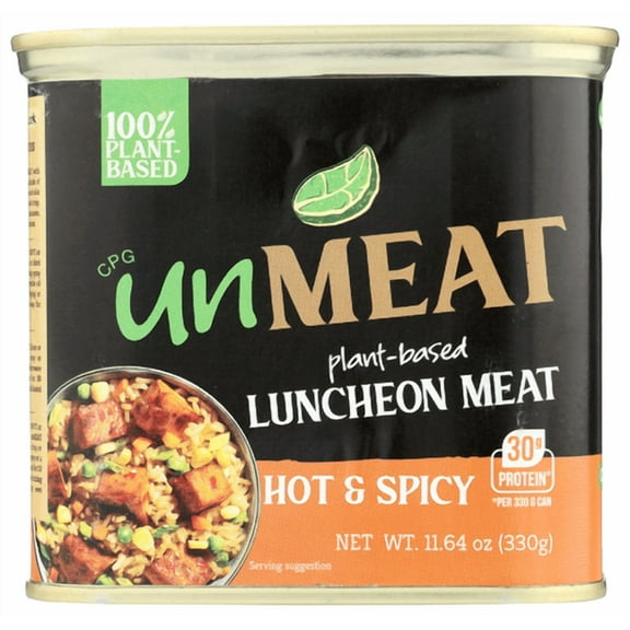 Pack of 12 UnMeat Luncheon Hot & Spicy 11.64 oz