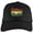 Black, variant on Gravity Threads Positive Vibration Patch Adjustable Trucker Hat - Red/White