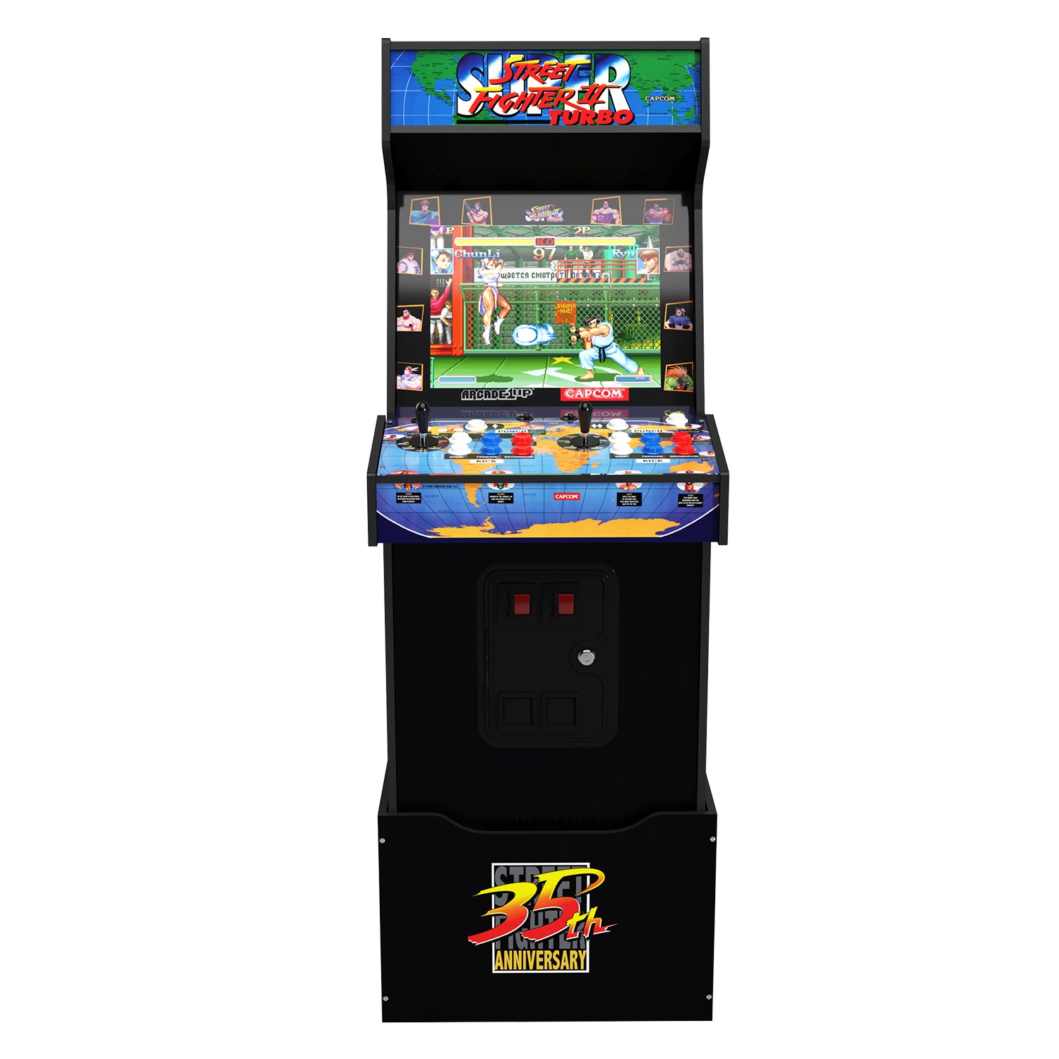 Capcom Legacy 35th Anniversary Arcade Game14-n-1 Shinku Hadoken Edition, Arcade1Up - image 3 of 8
