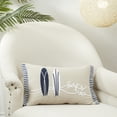 thumbnail image 3 of Saro Lifestyle Surf's Up Voyage Down Filled Throw Pillow, 3 of 3