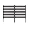 thumbnail image 1 of 47"X35" Outdoor Privacy Screen Fence, 2-Panel Metal Decorative Animal Garden Fence, Rustproof Landscape Edging for Flower Beds, Vegetable Gardens, Patio, Backyard & Lawn, No-Dig Easy Install, 1 of 7