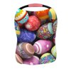 PKQWTM Colorful Easter Eggs Big Pile Nursing Cover Baby Breastfeeding Infant Feeding Cover Baby Car Seat Cover