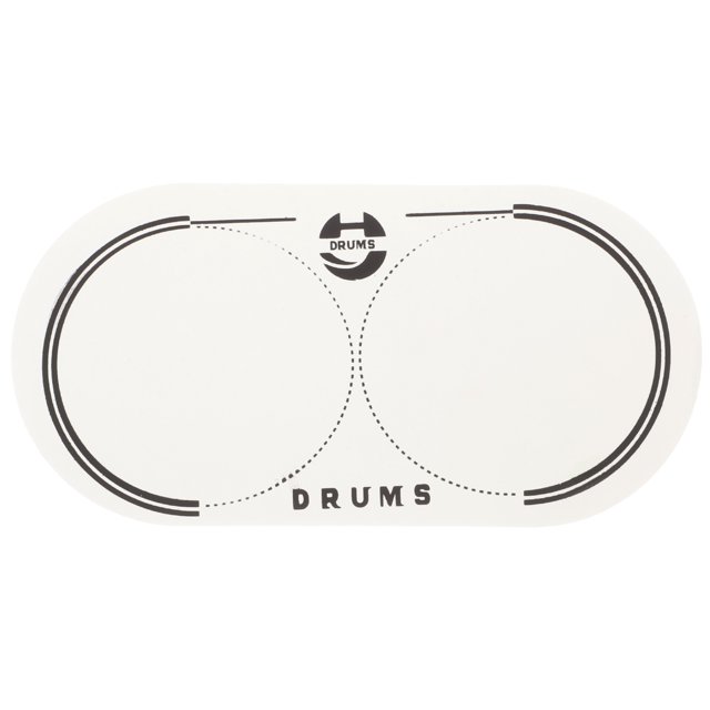MasteelfCA Patch de Tambour Double Marche Autocollant de Remplacement pour Percussion de Tambour