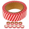 thumbnail image 4 of KONTONTY Decorative Tape Red Paper 10Rolls 394X0.6X0.04In, 4 of 8