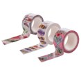 thumbnail image 2 of 3 rollos de adhesivo de papel adhesivo bricolaje álbum de recortes decoración del álbum 5 x 2 cm 7 # Sunnimix Cinta decorativa de la etiqueta engomada, 2 of 8