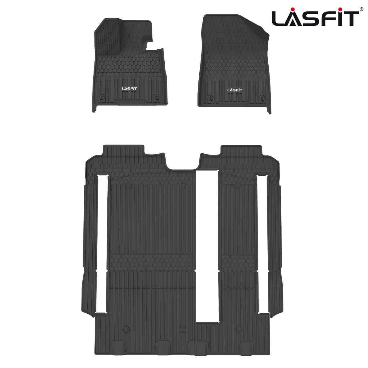 LASFIT Car Floor Mats for Toyota Sienna 2021 2022, Custom All Weather
