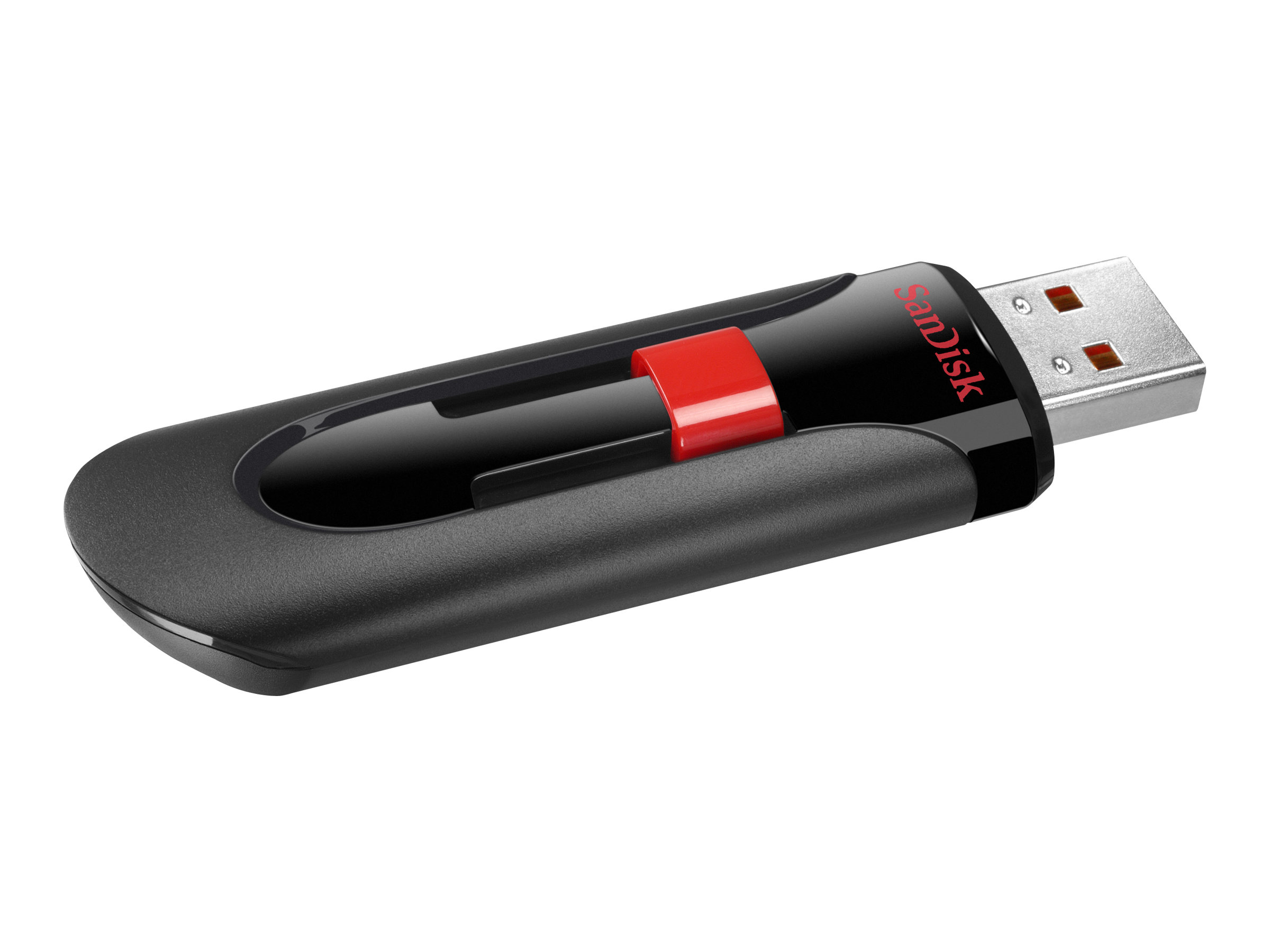SanDisk Cruzer Glide 32 GB USB 2.0 Flash Drive - Black, Red - image 4 of 9