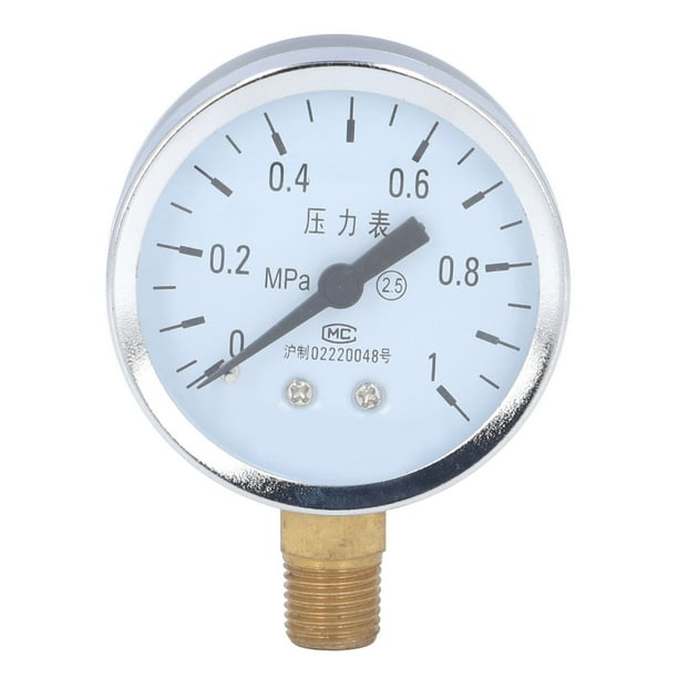 Household Pressure Gauge,1/4 NPT Pressure Gauge NPT Pressure Gauge Tap