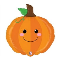 XL 29" Pumpkin Produce Pal Mylar Foil Balloon Halloween Fall Harvest Decoration