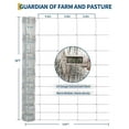 thumbnail image 2 of EuKer 5' x 328' Farm Fence, Heavy Duty Chain Link Fence for Yard Livestock Animals Protection, 2 of 7