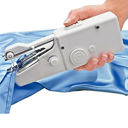 Home Essential Travel Use Mini Portable DIY Needlework Cordless Hand Sewing Machines Hand-Held Clothing Fabrics Electric Sewing Machine