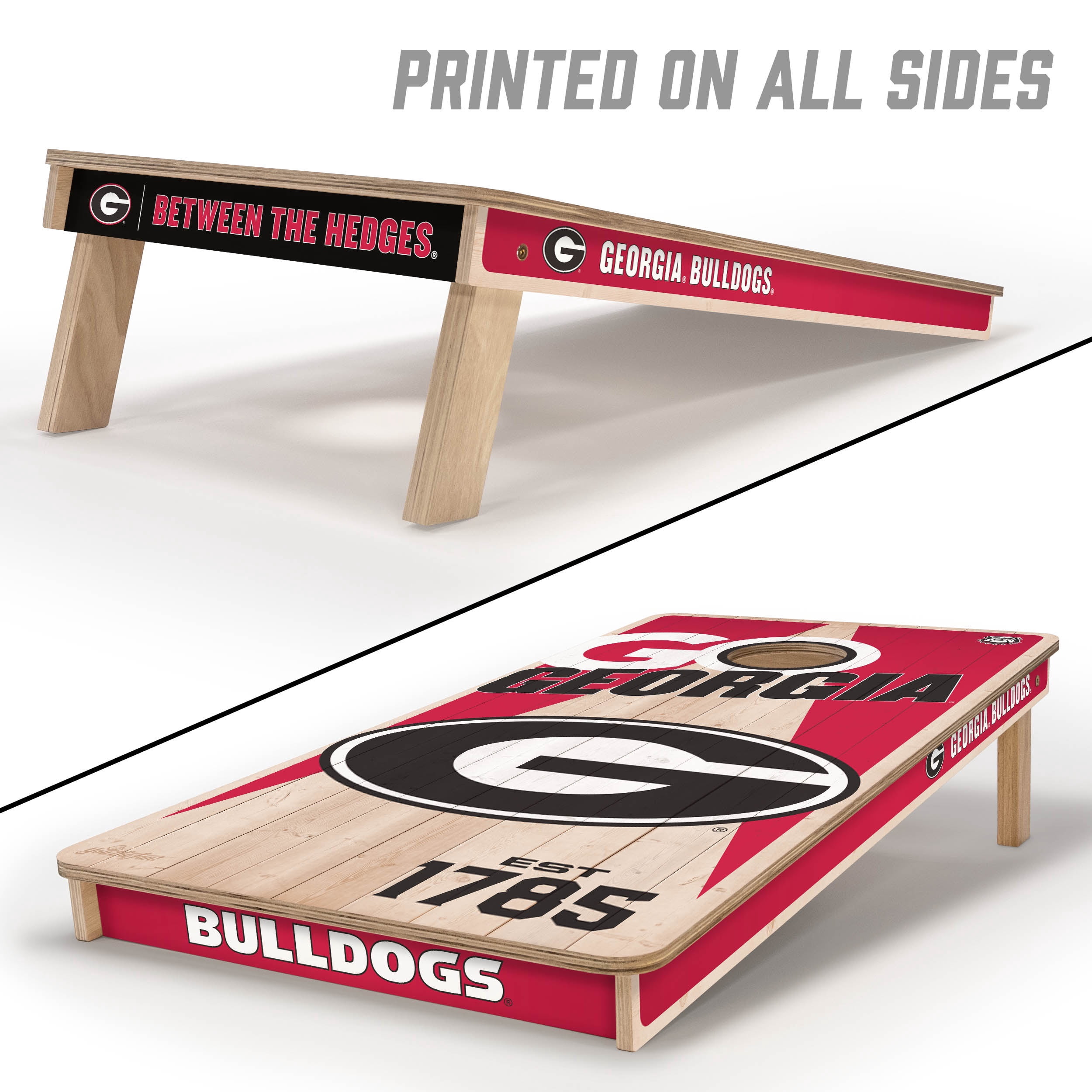 YouTheFan NCAA Georgia Bulldogs 2' x 4' Cornhole Game