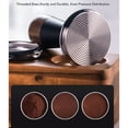 thumbnail image 3 of Tasseur à Main pour Café, Tasseur en Noyer et Acier Inoxydable 3 Tailles Pression Constante Tasseur Espresso, Retour Sonore, Base Filetée Réglable, Design Ergonomique, 3 of 7
