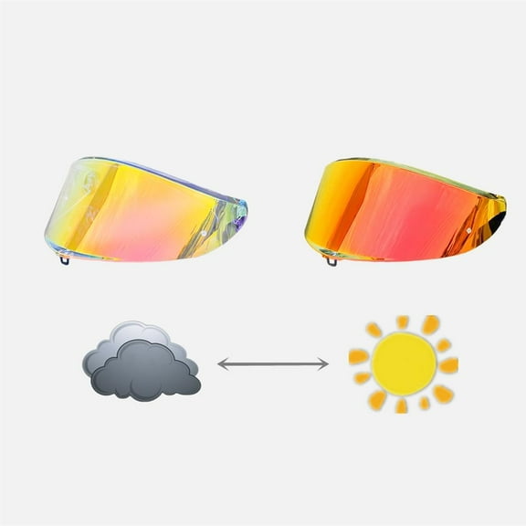 Photochromic Helmet Shield for AGV K1S/K3SV/K5/K5S/K6/K6S Pista GPR/GPRR CORSA R Motobike Helmet Visor Lens (Pista Revo Red)