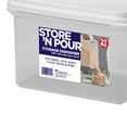 thumbnail image 7 of Buddeez B00251 Store & Pour Storage Dispenser 21 Cup - White & Clear, 7 of 7