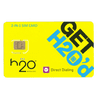 H2O Unlocked 2-in-1 SIM Card for GSM Carriers (Standard + Micro) $50 Airtime