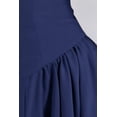 thumbnail image 3 of Women's Sweetheart Neck Ruched Midi Dress 100% Polyester Lightweight Fabric for Party and Evening Occasions Silhouette, 3 of 11