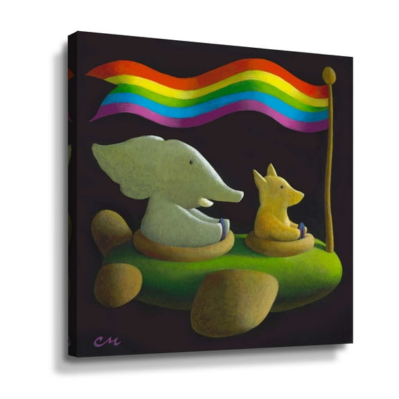 Artwall Freedom, Gallery Wrapped Canvas by Chris Miles