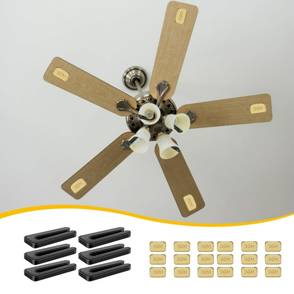 Ceiling Fan Balancer Kit with 6 Clips and 18 Metal Weights for Vibration and Noise Reduction