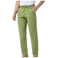 thumbnail image 1 of Pantalones largos para hombre, informales, de color, con cordón ajustable en la pierna, transpirables, ajustados., 1 of 6