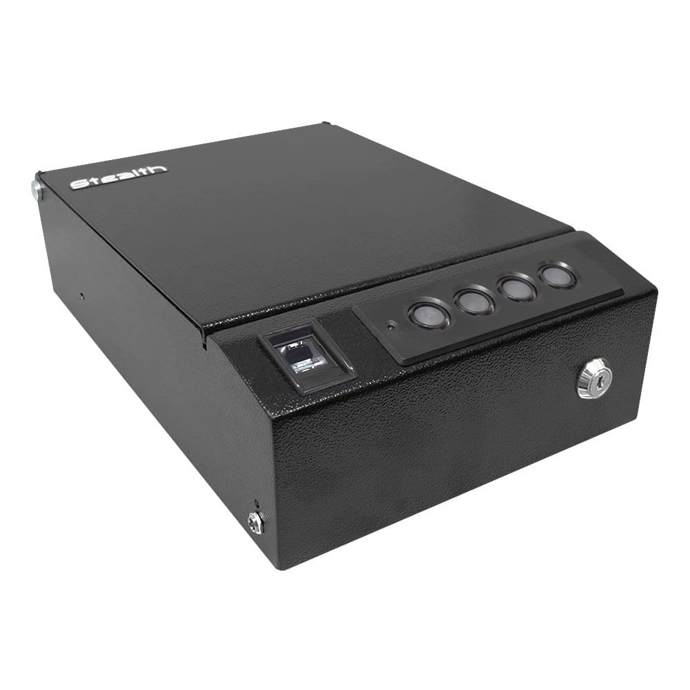 Stealth Top Vault TV1 Top Opening Biometric Quick Access Finger Print Gun Safe, Pistol Safe, Handgun Safe