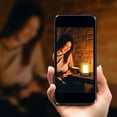 thumbnail image 4 of TFixol Portable Camping Lantern with USB Fast Charging, Dual Light Modes (White/Warm), Candle Flame Effect, Power Bank Function, 2400mAh Battery, IPX4 Waterproof, Compact Design, Black, 4 of 6