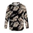 thumbnail image 4 of Quarter Zip Pullover Men Cotton Clearance Shirts 5$ Long Sleeve Button Up Lapel Top, 4 of 5