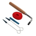 thumbnail image 1 of 6Pcs Piano Tuner Kit Mute Tools Paino Tunner Tools Exquisite Workmanship Complete Tools Piano DIY Fixing Set, 1 of 8