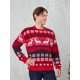 thumbnail image 5 of Suéteres navideños para mujeres, hombres y parejas, suéter feo unisex, suéter de punto con estampado de renos navideños, sudadera navideña de Papá Noel, 5 of 5
