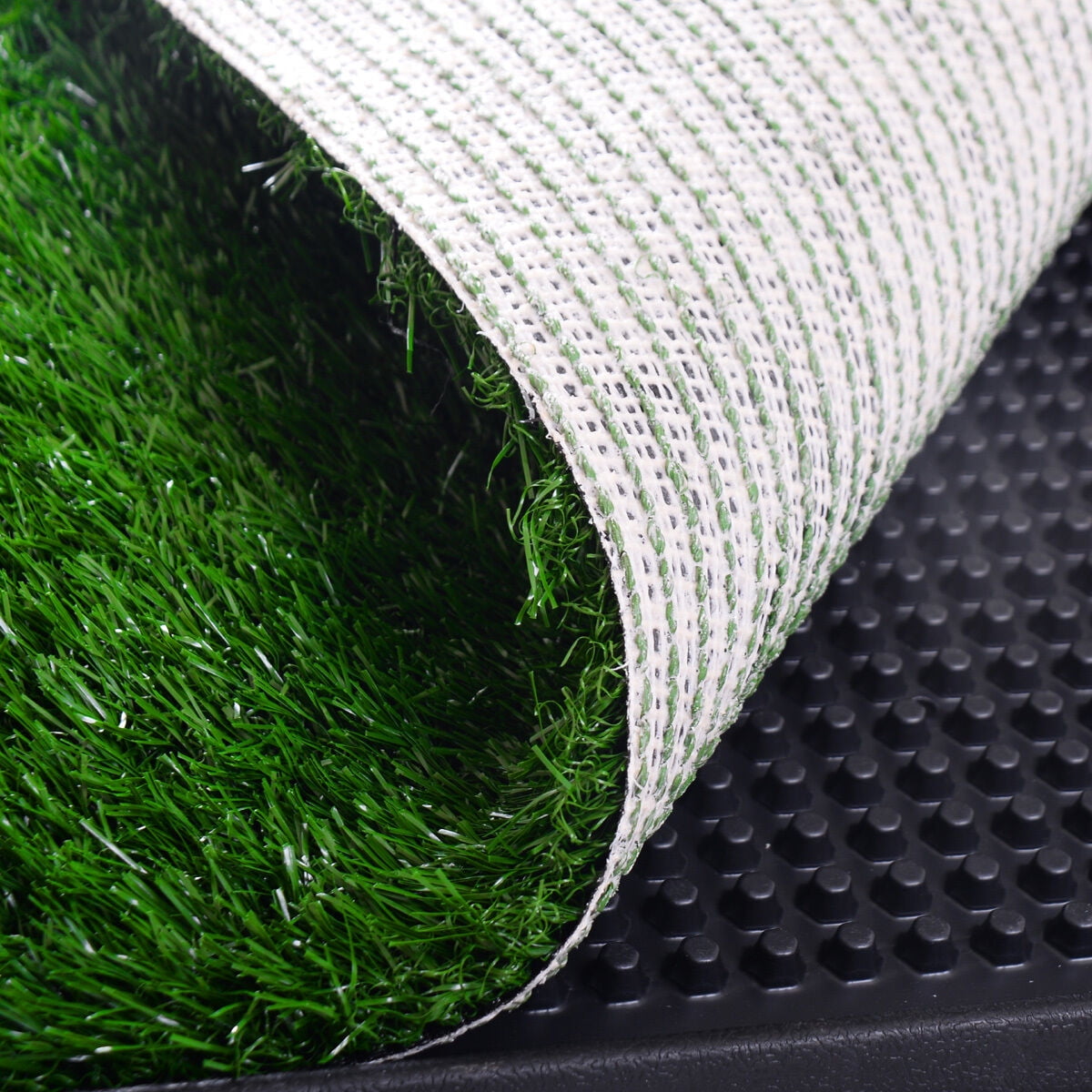 Veryke Artificial Grass, Dog Potty Grass, Puppy Potty Trainer, Fake Grass Turf for Dogs Potty Training Area Patio Lawn Decoration, 25"x20" Veryke Artificial Grass, Dog Potty Grass, Puppy Potty Trainer, Fake Grass Turf for Dogs Potty Training Area Patio Lawn Decoration, 25"x20"